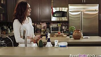 redhead lesbian teen freya parker seduced by horny roommate katrina colt