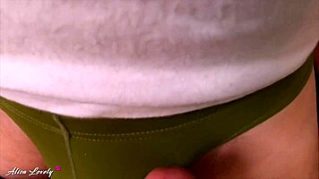 alisa lovely sucks standing dick swallowing loads of cum eagerly