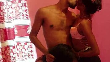hanif pounds sumona and popy in wild desi threesome frenzy!