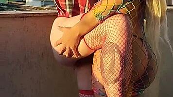 gushi and ski kiss passionately during hot photo session