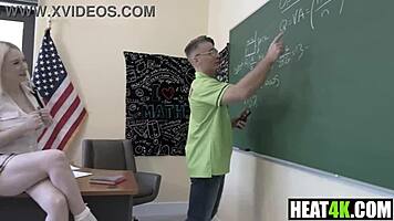 Hey professor, solve my pussy problem already? 😏 Gigi Sweets rides Luke Longly hard 🔥💦