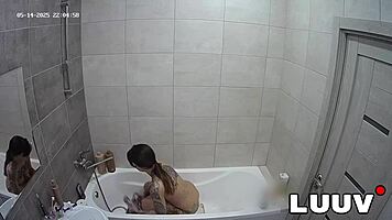 emily voyeurs her bathroom dildo masturbation to intense orgasm