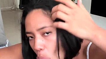 i gulp every inch of neighbor's monster cock in amateur swallow frenzy