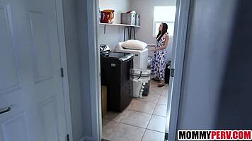 hey stepmom, caught stealing panties? suck my cock instead