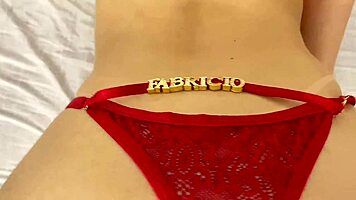 skinny brazilian babe takes hard pussy pounding in sheer red outfit complete
