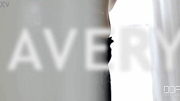 eager brunette teases in tight lingerie