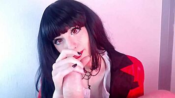 Oh god, yumeko's edging makes my slave explode in huge facial cumshot bliss!