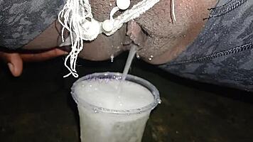 wanna see pretty african wives flashing wet pussies public?