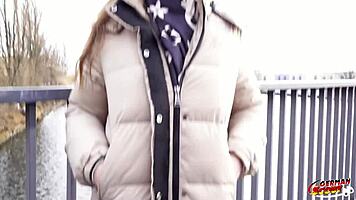 german scout julia maze tall blonde model cheating casting rough big cock fuck