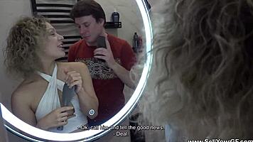 vanessa devis fucks hard while hubby watches her get bent over