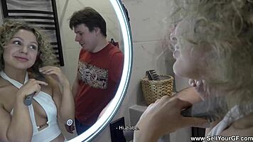 vanessa devis fucks hard while hubby watches her get bent over