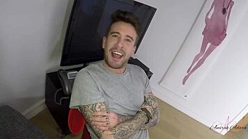 Amirah and Jemma Share Monster Cock in FFM Blowbang Threesome