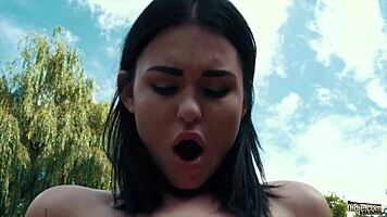 finally tasting stepdad's cock deepthroat blowjob feels so good