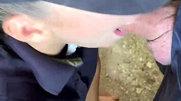 risky public pov has 18yo riding rough with natural tits