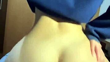 This amateur college girl gave me the best reverse cowgirl ride ever in dorm