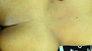 hot latina single mom bent over balcony fucked doggystyle while kids play