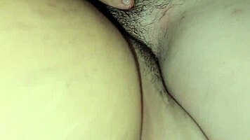 watching tv turns into sensual homemade couple creampie session