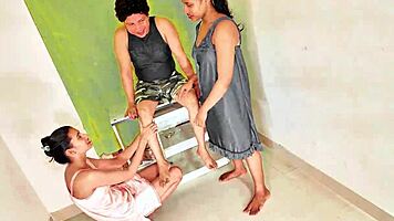 uttaran20's hot desi threesome with deepthroat and doggystyle