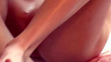 y blonde teen handles big cock shower handjob to facial blast 🚿💦