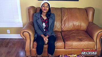 Skylar squirts wildly rubbing shaved pussy with hitachi wand