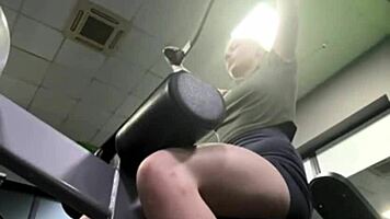 the curvy blonde teen fingers her big natural tits to crazy public squirting orgasm