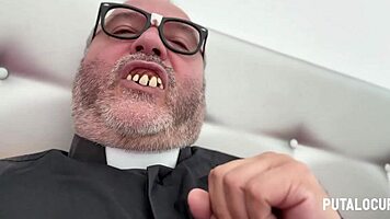 Chubby student Rebeca Addams punished by teacher Damian in hardcore session with blowjob doggystyle and cum