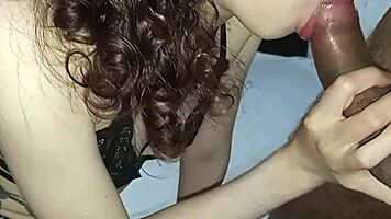 real couple boyfriend fills teen pussy with creampie cum