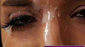 Teacher BLASTS Explosive Facial Cum On British Face POV Slow Motion!