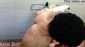 Hot Milf Bathes and Fucks Steamy!