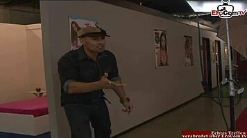 Skinny Big Tits Blonde Fucks Cuckold Husband Watching