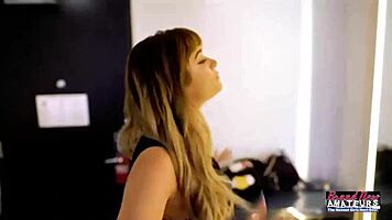 Hot Tattooed Brunette Pamela Morrison Strips And Devours Massive Cock