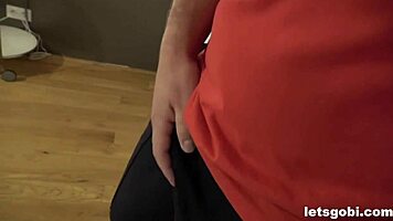 Voyeur Wakes Bi Couple For Deepthroat Bent Over Doggystyle MMF Pounding