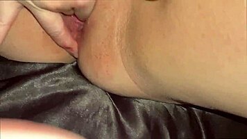 Perfect virgin teen's juicy wet pussy fingered to squirting orgasm first time!
