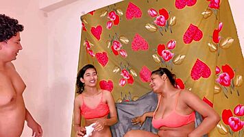 Homemade FFM threesome with friends leads to WILD cumshots and squirting