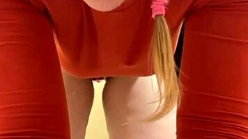 extreme public pussy fingering vibrator masturbation closeup boobs ass 😈🔥