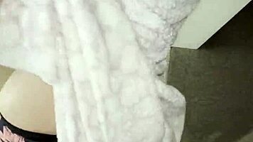 Step son, your big dick wrecked me hard in the kitchen after hubby left! 💦🍆