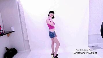 Sultry Brunette Model Fucked Hard During Steamy Casting Couch Interview