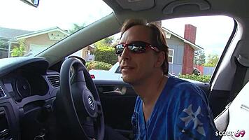 i pick up pale redhead teen for raw hairy pussy anal with my huge cock bareback