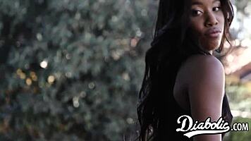 i love how young ebony babe ashley pink rides this bbc monster cock