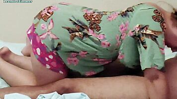 Snuck in bro's room hid cam started riding him 😈