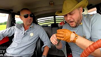 alice merkovski teams with sluts for epic anal pounding by sheriff
