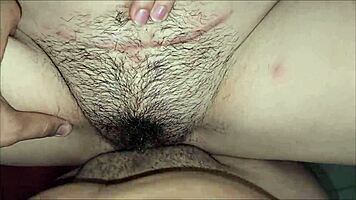 juicy latina babe fingers hairy wet pussy closeup while watching tv solo play