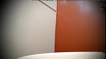 Nurse miranda unleashes intimate outdoor pee stream on hidden home cam