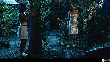 Brunette Latina Freezes Time Sucks Drunk Asian Maid Tits