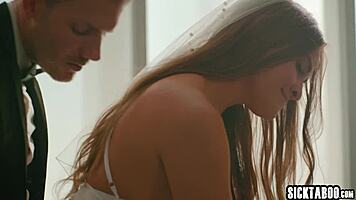 Naughty big ass bride Gizelle Blanco fucked hard before witnesses