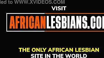Naughty African Lesbians Whisper Public Pussy Secrets