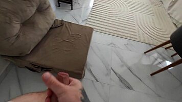Milf offers tight ass fuck pounding with monster cock creampie