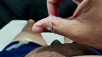 my tiny dick cums watching ex's juicy teen pussy squirt