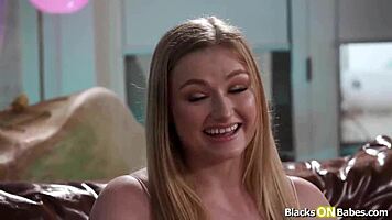 Blonde Teen Craves Her First Massive Black Cock
