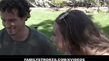 Elena Koshka flashes her teen pussy then rides cowgirl after tease 😈🍆💦